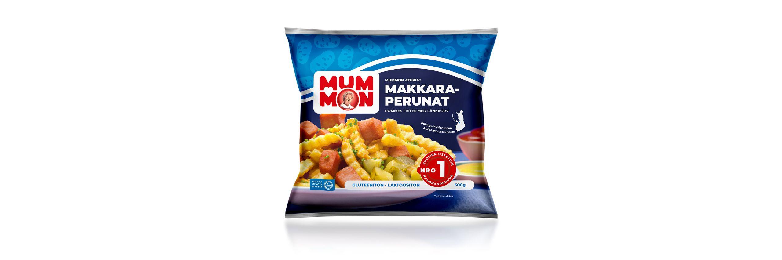 Mummon Delicious Sausage cubes mixed with French Fries 500g