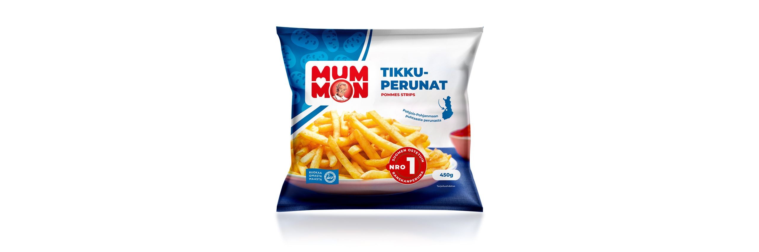 Mummon tikkuperunat 450g