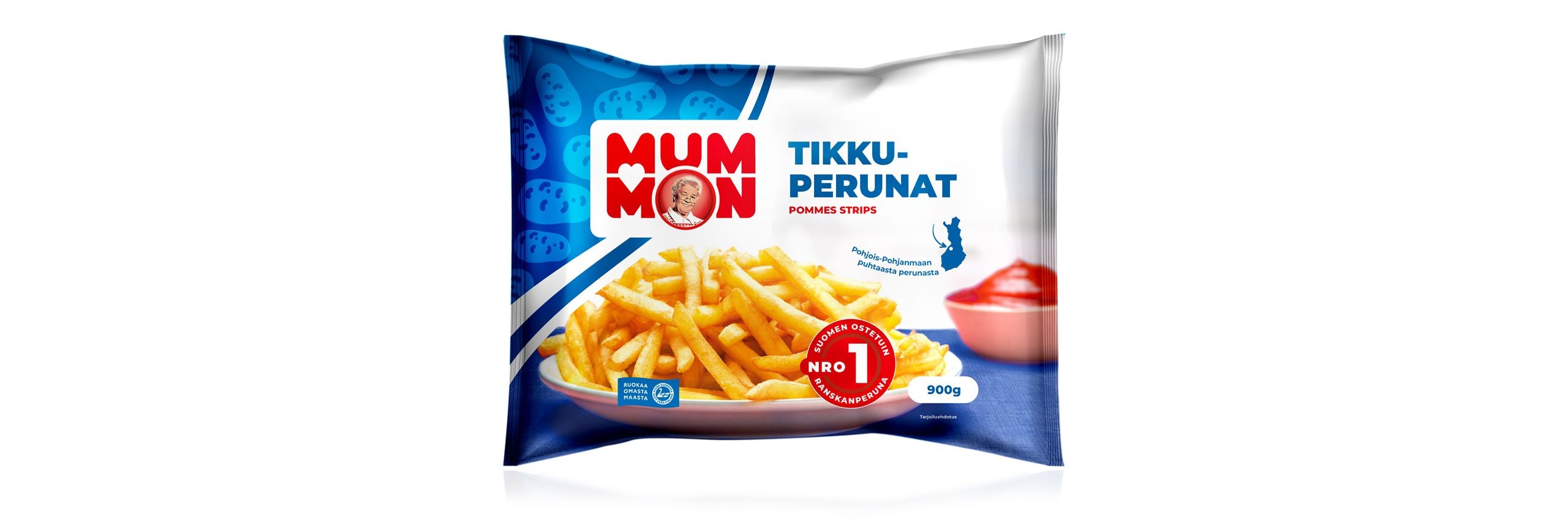 Mummon tikkuperunat 900g